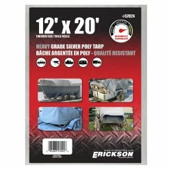 Buy 😀 Discount 🎉 Erickson Heavy Duty Silver Poly Tarp 🥰 🥰 -Ranch Shop 1066353new 1
