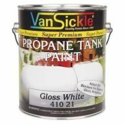 Discount 😀 Cheap 👏 Van Sickle Propane Tank Paint Gloss White 🥰 🔥