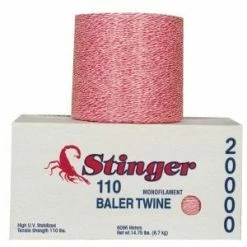 Best deal 🎁 Flash Sale 🎉 Bridon Cordage Inc. Plastic Twine 20,000 Feet 110 Lb Knot Red/White 😉 👍